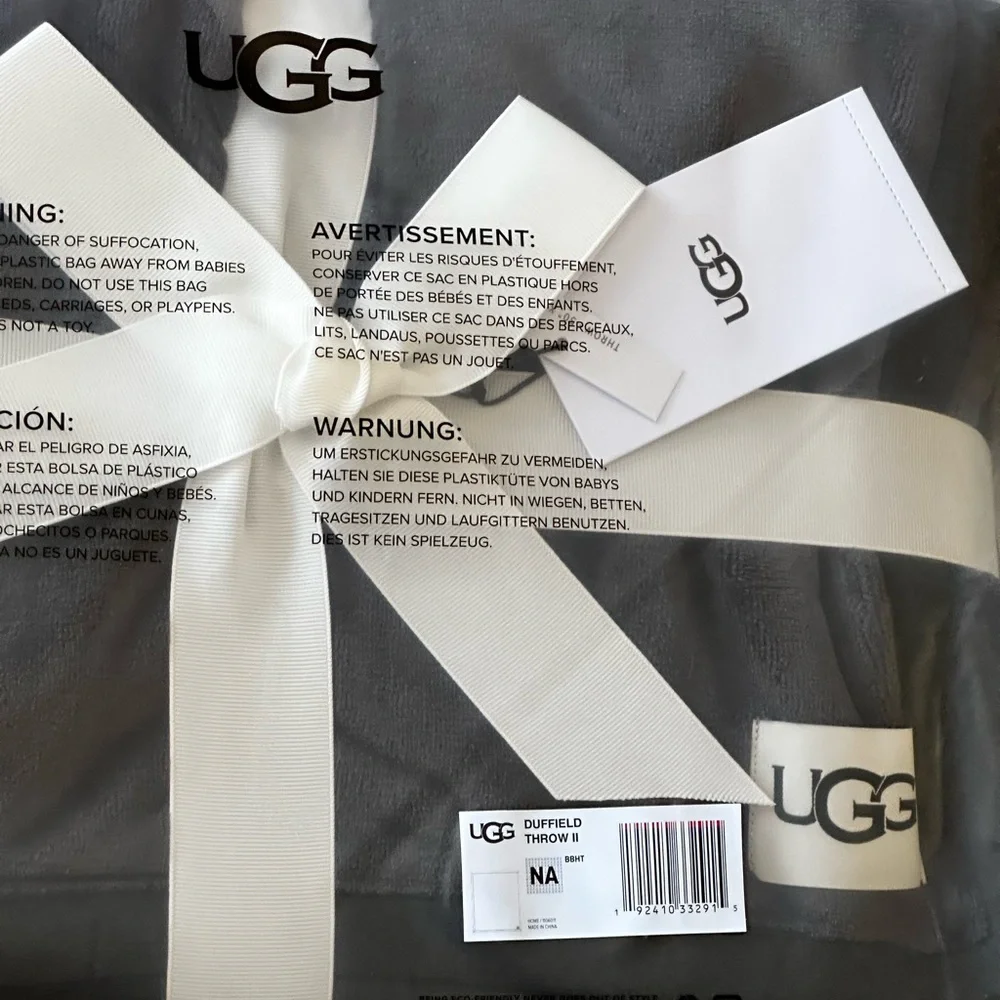 UGG Luxurious Duffield Holiday Throw Blanket